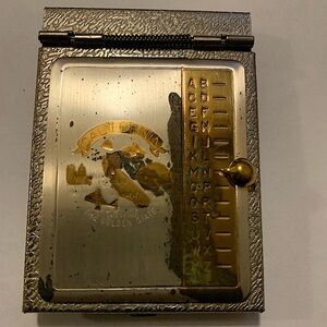 Vintage Art Deco Mini Pocket Size Rolodex Address Book California